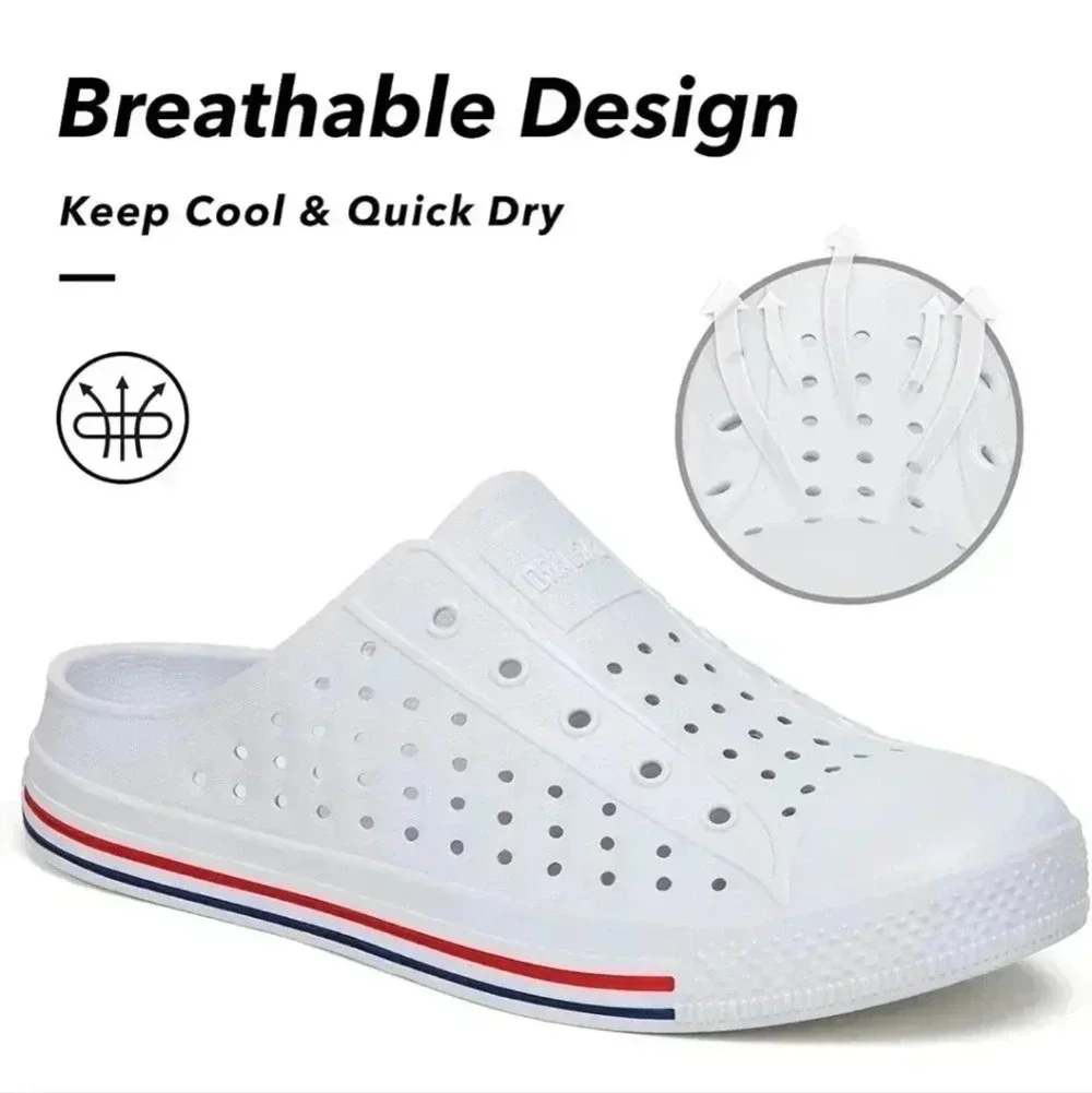 SAGUARO Women's Men's Clogs Shoes Casual Slippers Unisex